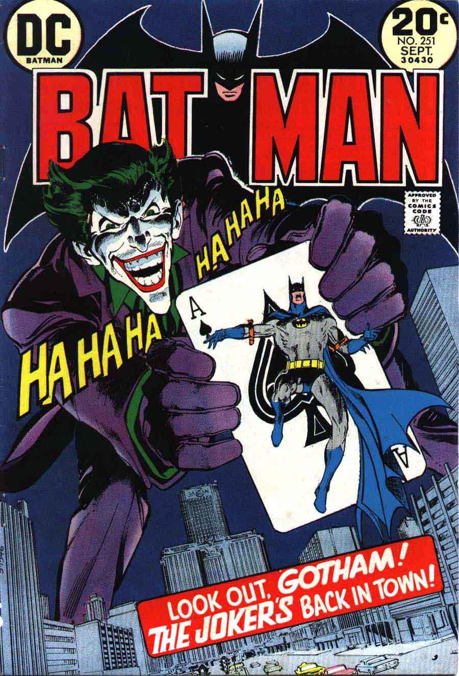 Copertina del #251 di Batman disegnata da Neal Adams