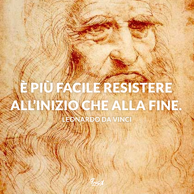 immagine con citazione È più facile resistere all’inizio che alla fine.
