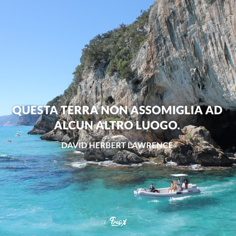 Immagine con citazione herbert per le più belle frasi sulla sardegna