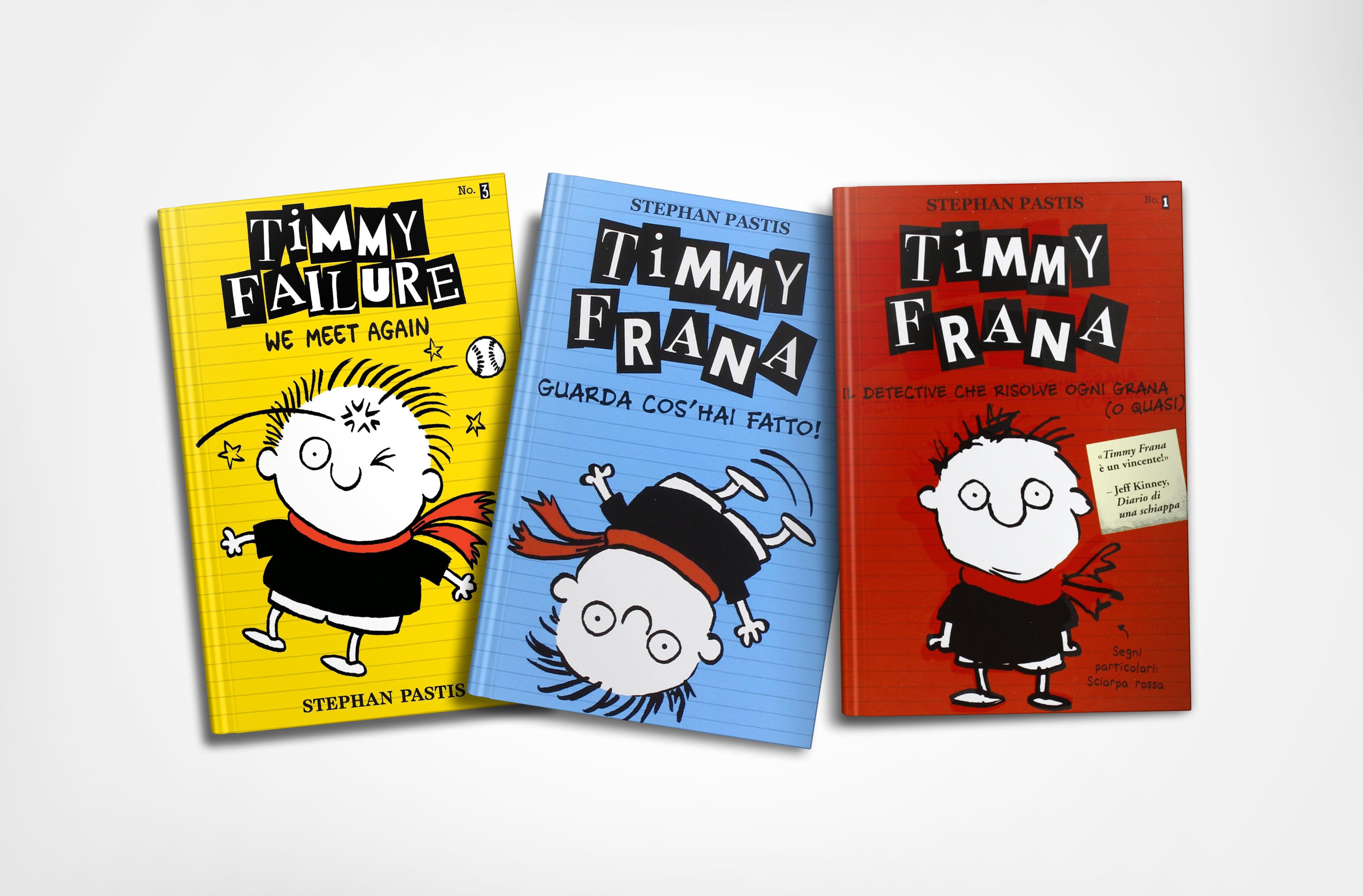 Un dettaglio della copertina del secondo volume in italiano dedicato a Timmy Frana