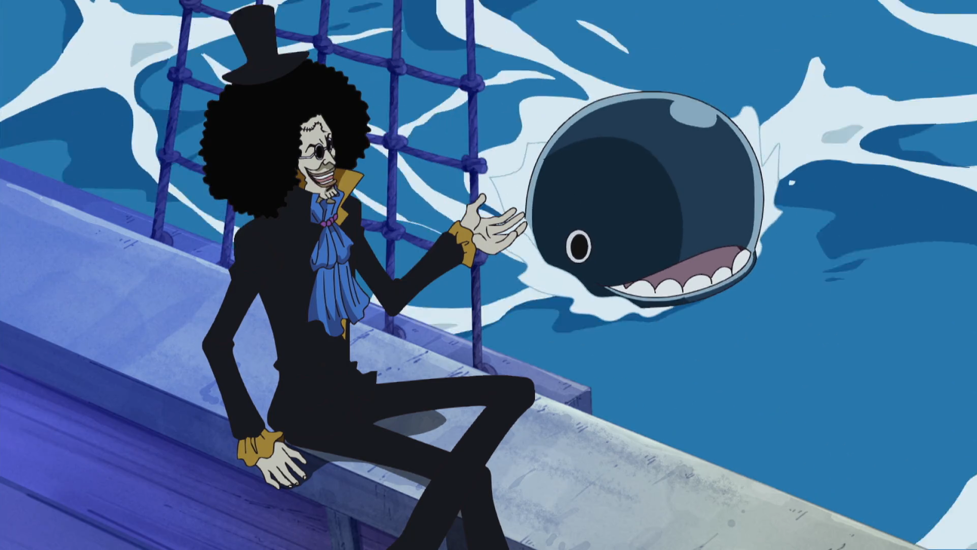 One Piece Brook e Lovoon