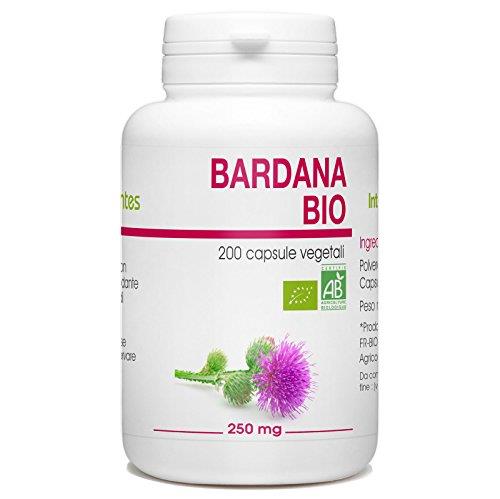 Bardana Bio - Arctium lappa - 250mg - 200 capsule vegetali