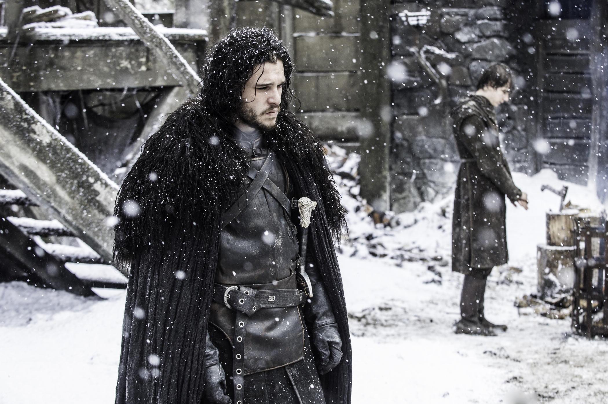 Jon Snow nella neve