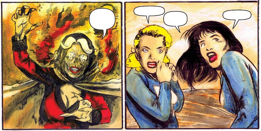 L'incontro di Madam Satan con Betty e Veronica