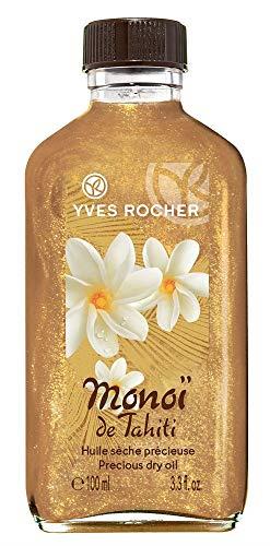 Yves Rocher, Monoi de Tahiti (100 ml):olio glitterato per il corpo dall'odore dei fiori di Tiaré, con componenti di origine vegetale