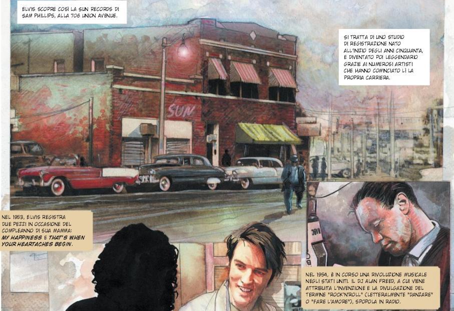 Elvis firma con la Sun Records