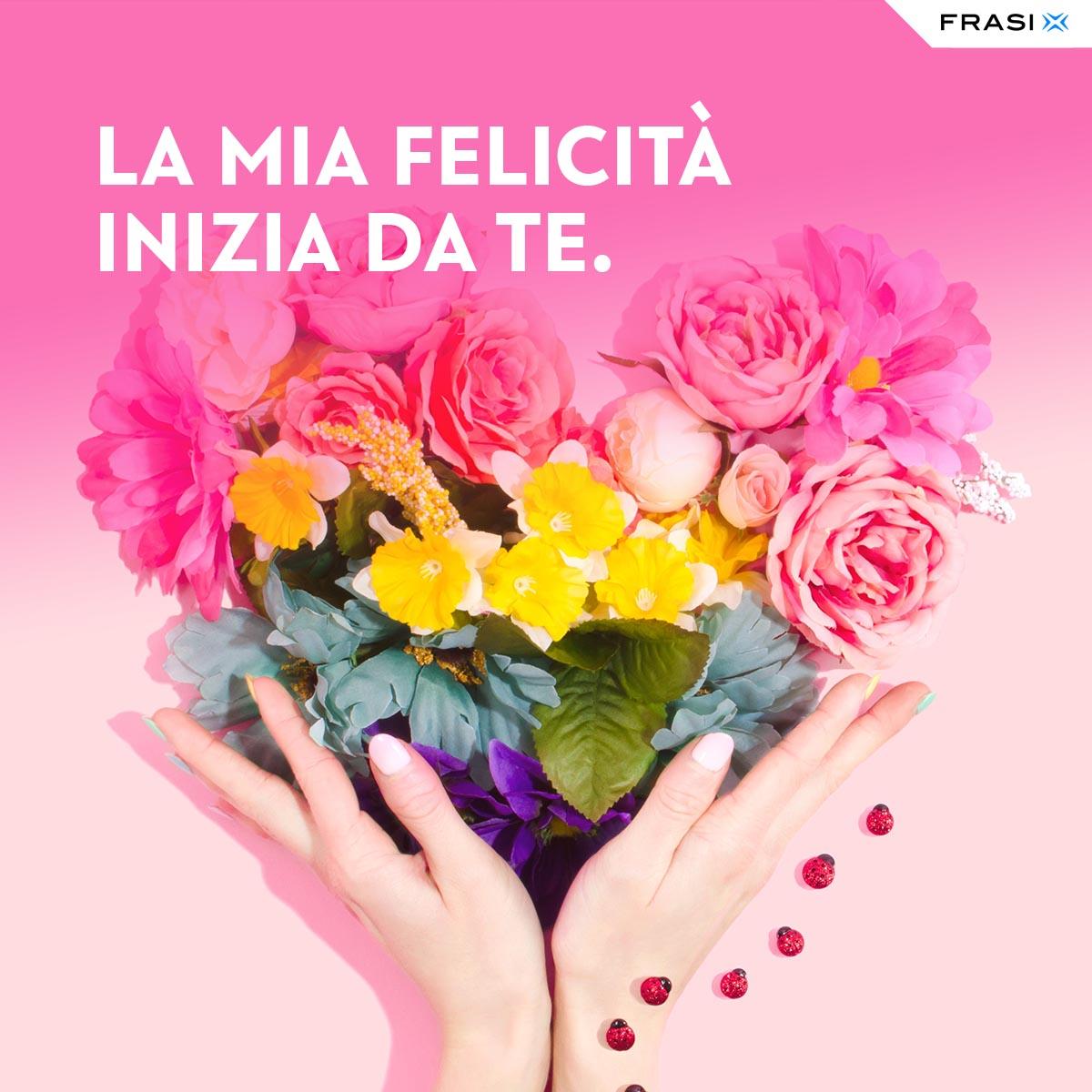 Frasi dolci felicità