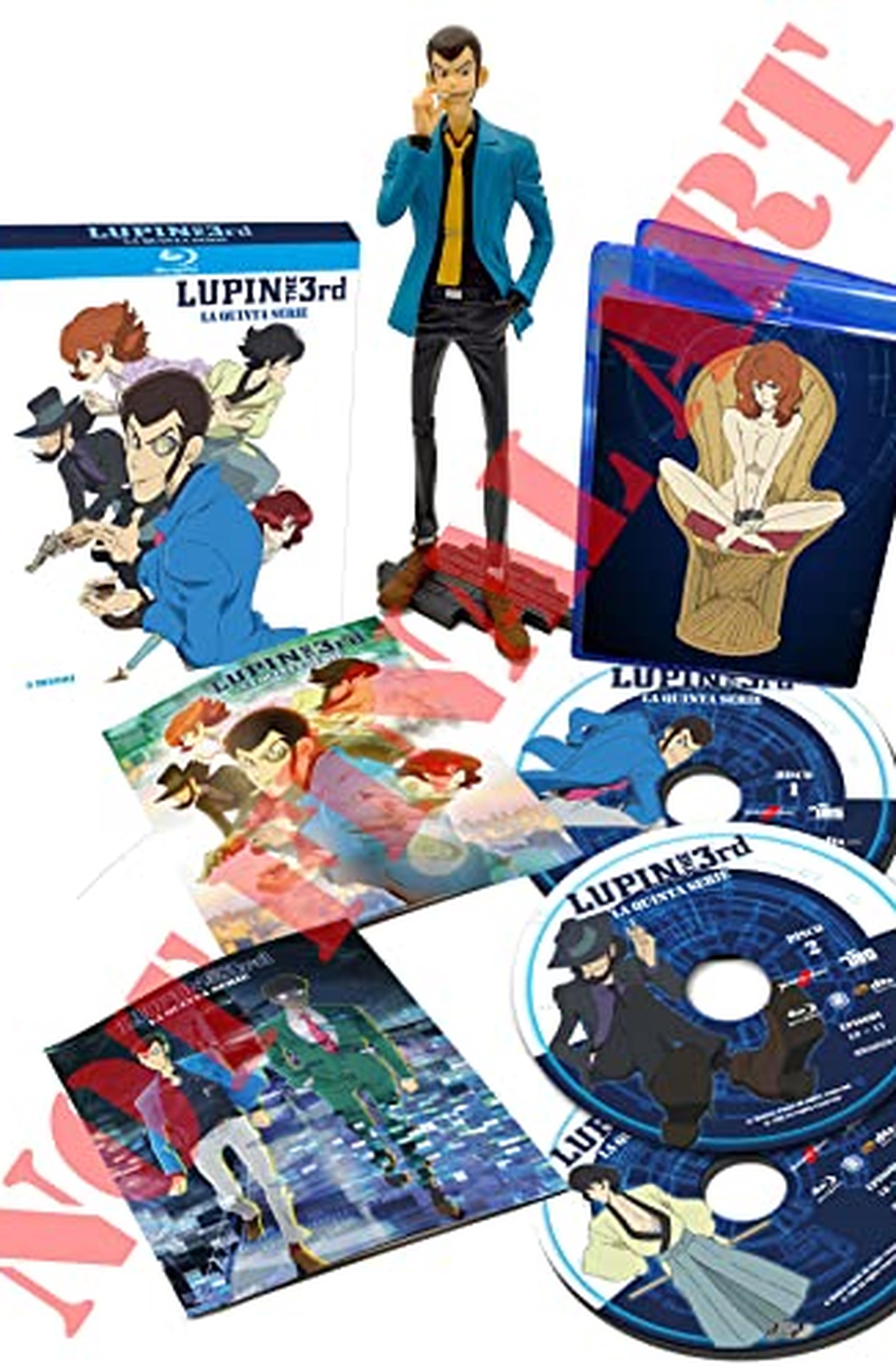 Lupin III- La Quinta Serie - Limited Ed. Bd (3 Bd) + Action Figure Lupin