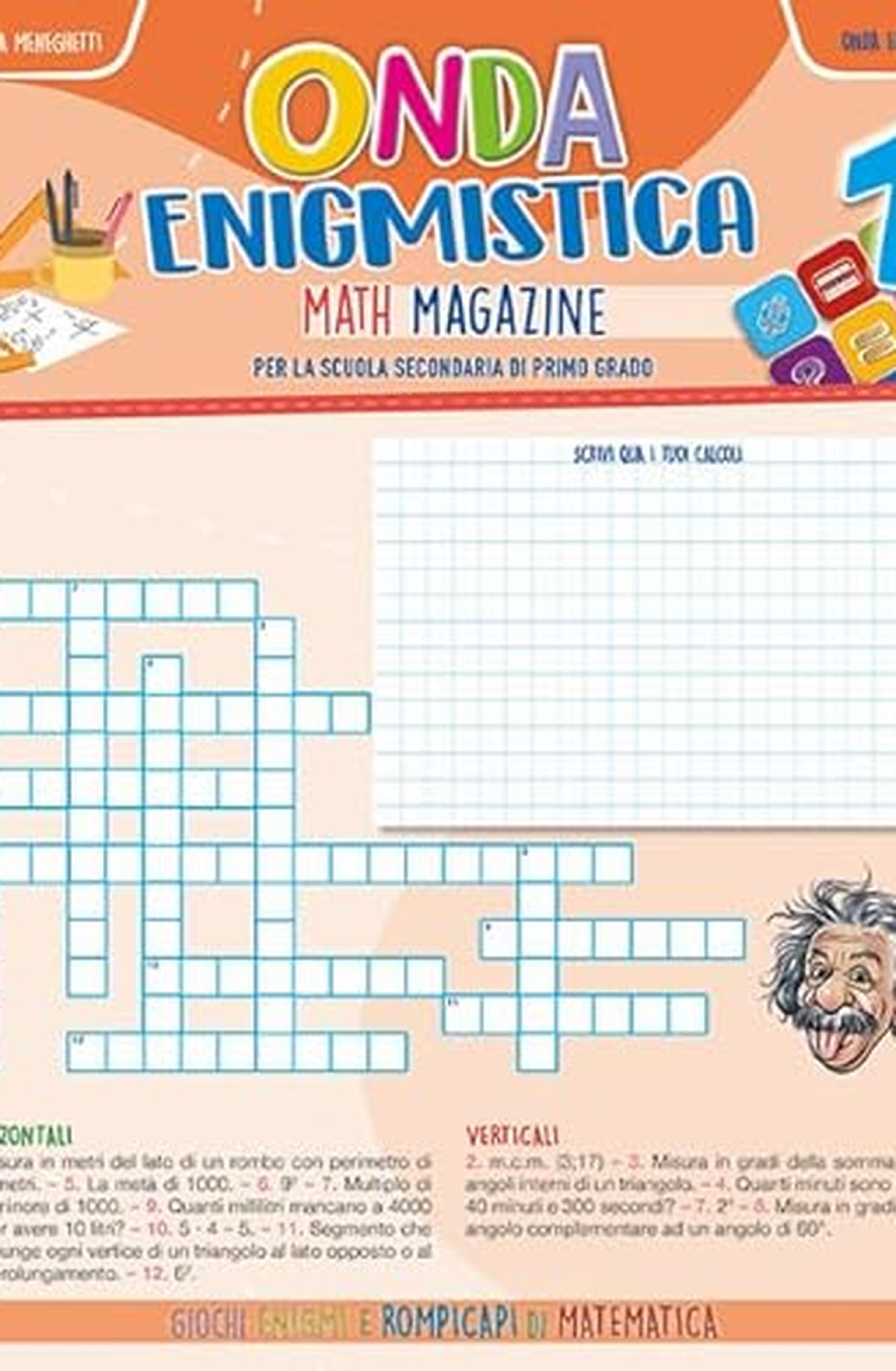 Onda enigmistica. Math Magazine Per la Scuola media (Vol. 1)