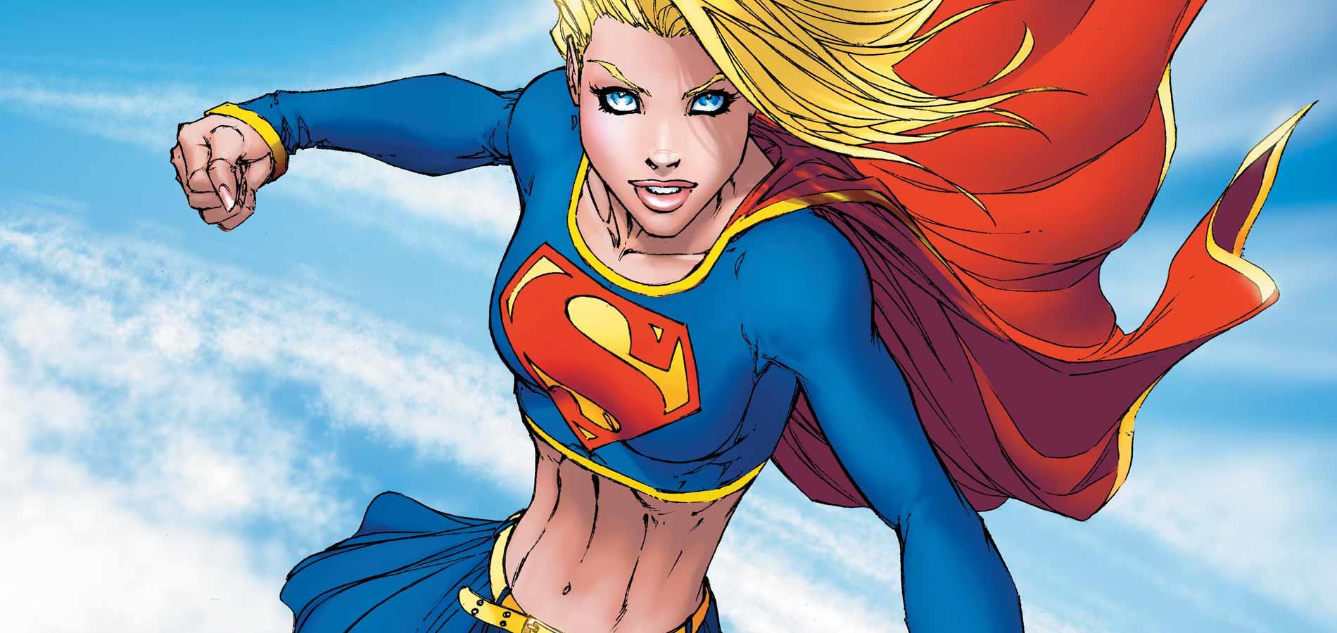Supergirl sfreccia in cielo!
