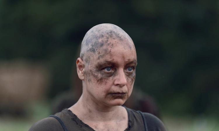 Alpha in una scena di The Walking Dead 9 