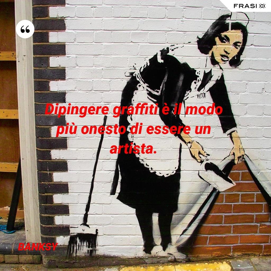 Immagine con frasi di Banksy