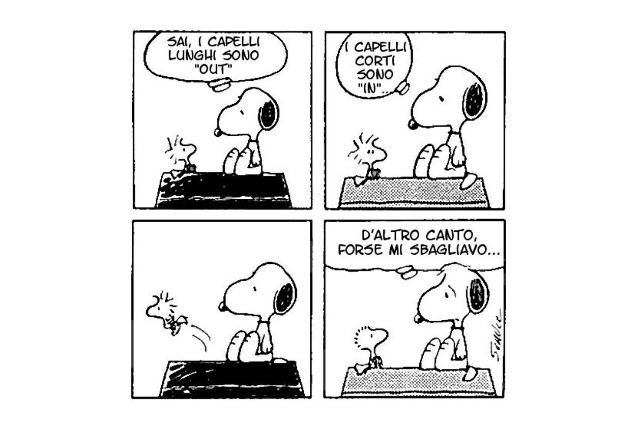 Una vignetta dei Peanuts