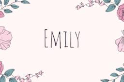 Copertina Nome Emily origine e significato