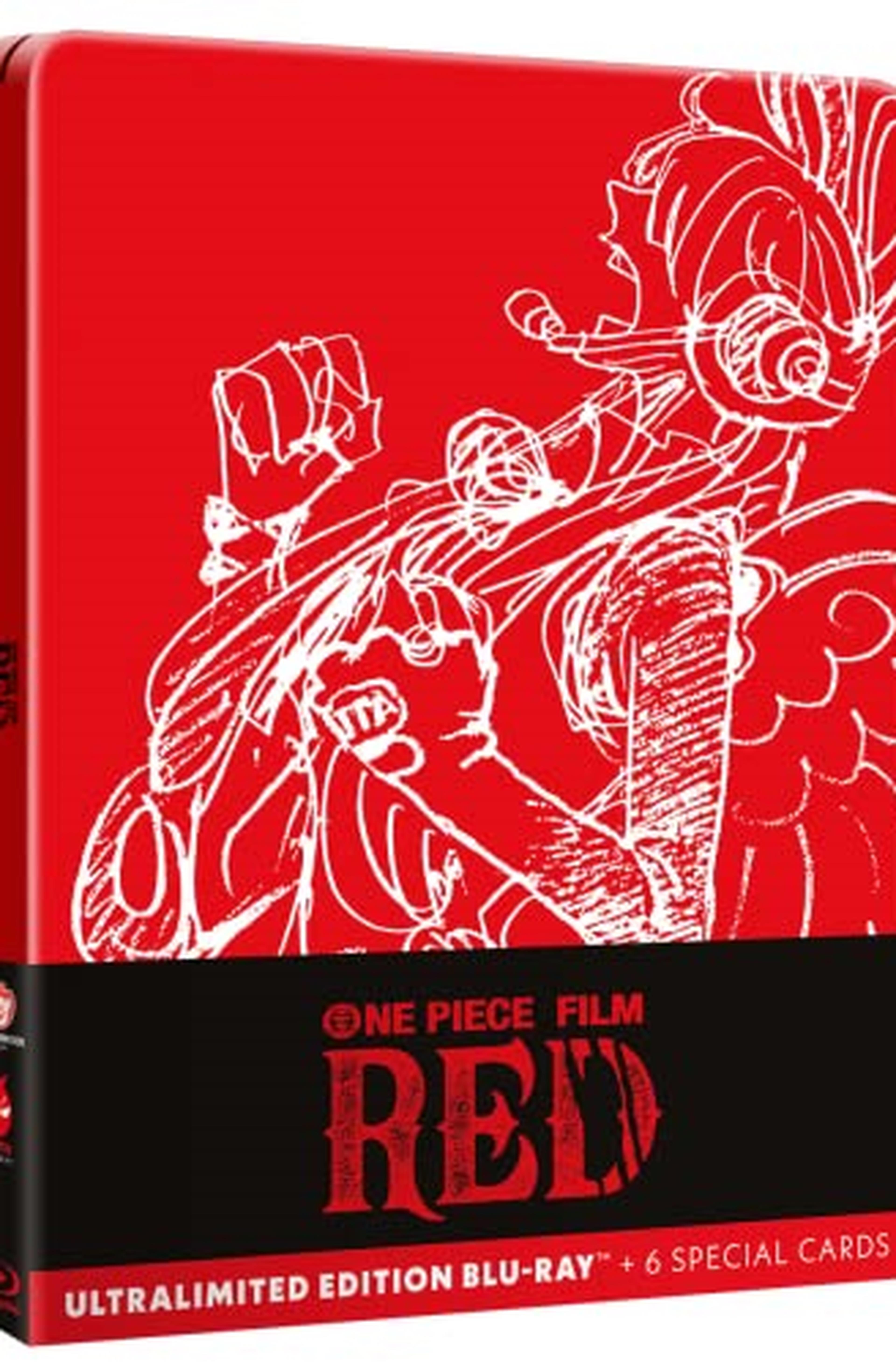 One Piece Film: Red (Steelbook Blu-ray + 6 cards)