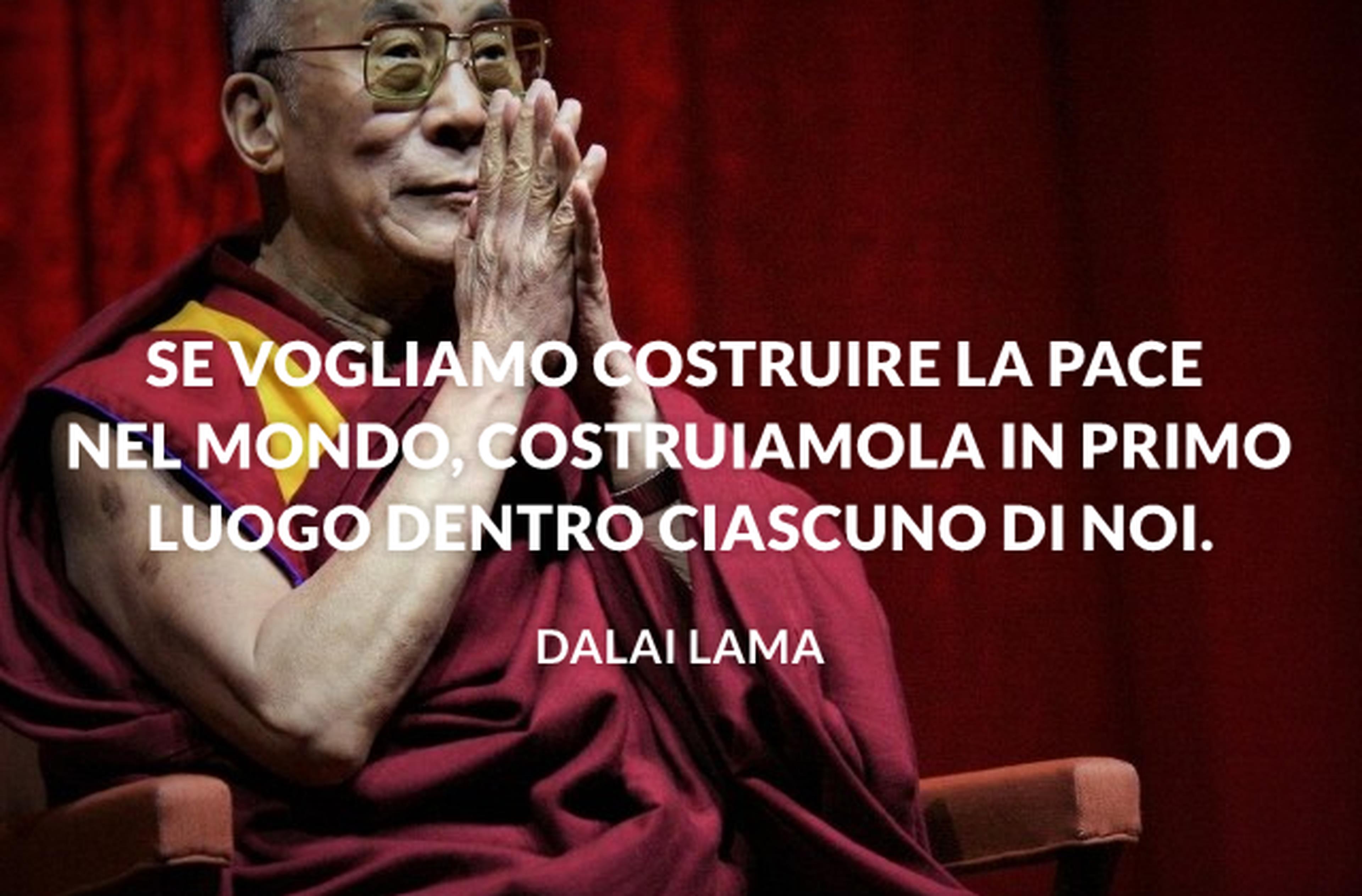 Una selezione di frasi sagge e toccanti del Dalai Lama