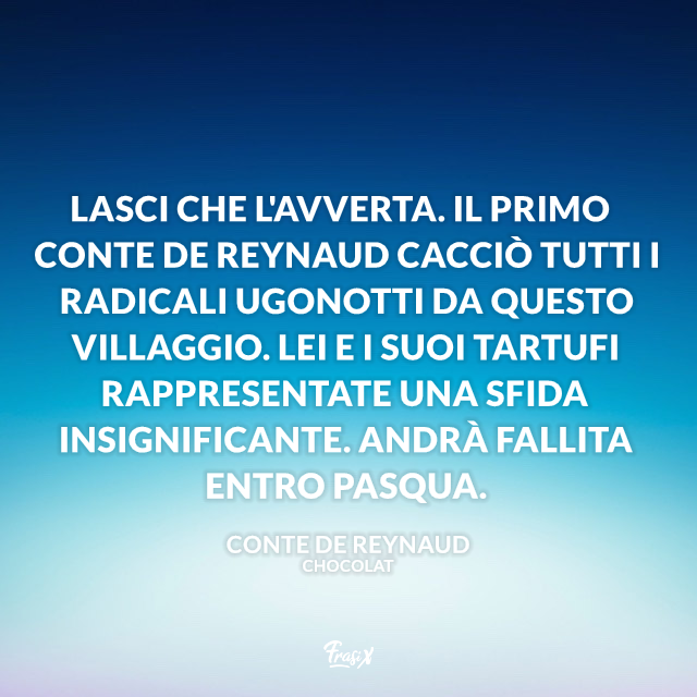 Frasi celebri dal film Chocolat