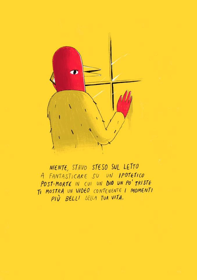 L'Uomo Uccello al telefono col suo amico Wilson