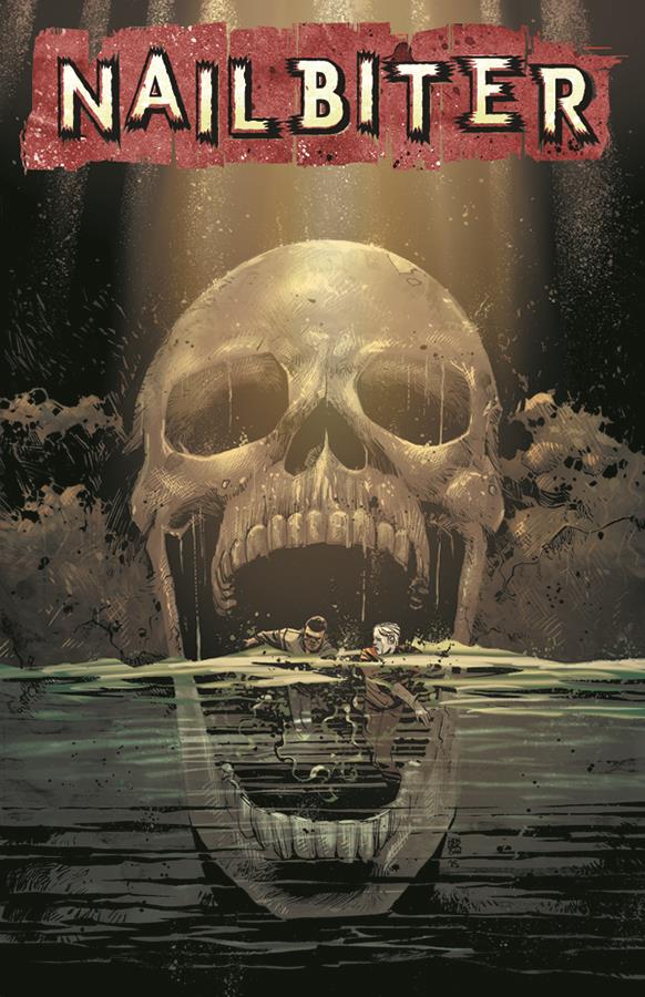 Finch e Crane inghiottiti da un teschio nella cover #14 di Nailbiter