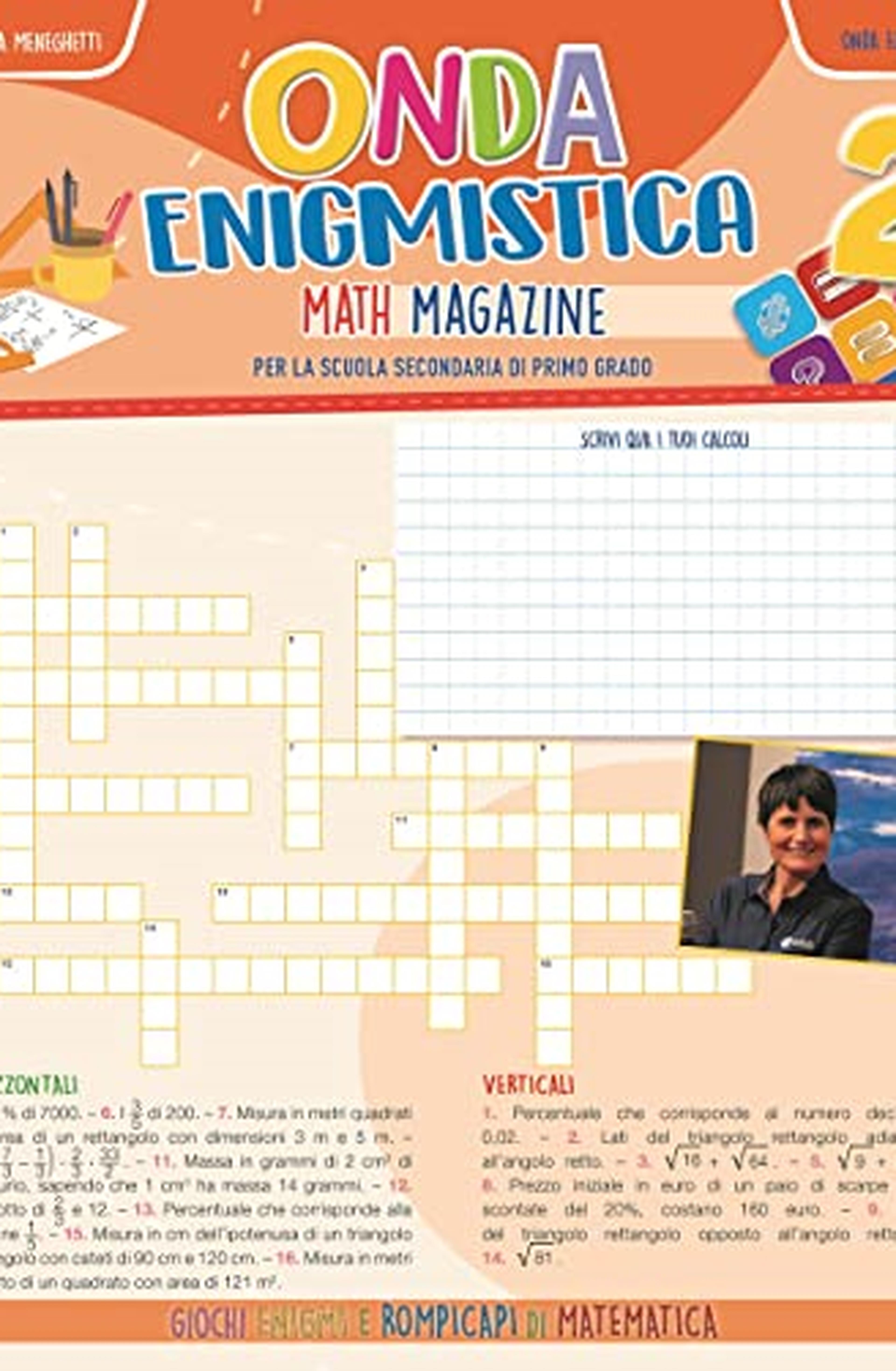 Onda enigmistica. Math Magazine Per la Scuola media (Vol. 2)