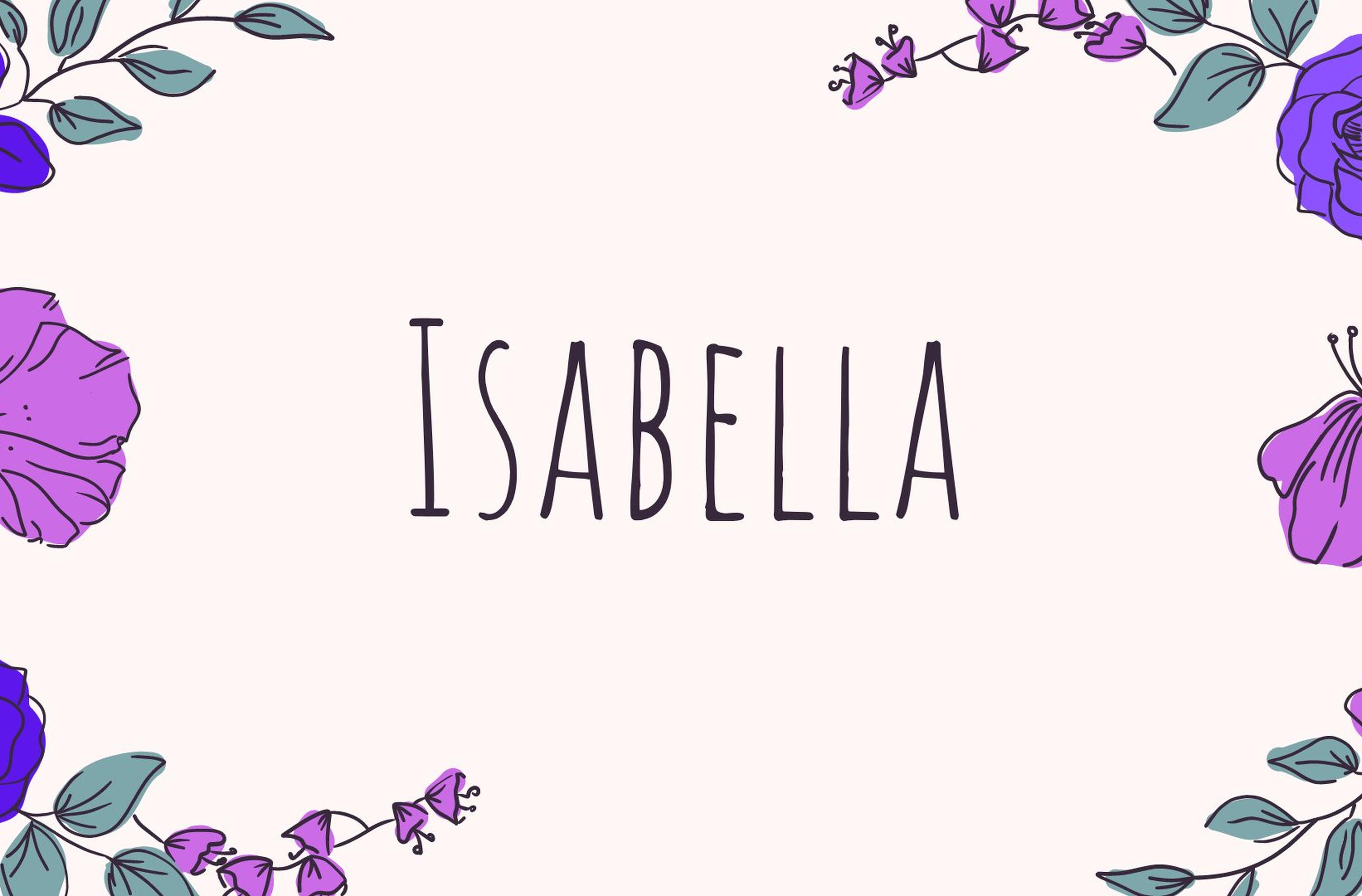 Copertina Nome Isabella origine e significato