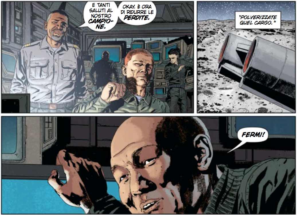 I soldati sulla base Luna in Aliens #5