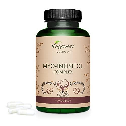INOSITOLO Vegavero® | con Myo, D Chiro Inositolo, Acido Folico, Vitamina B6 e Zinco | PCOS, Ovaio Policistico e Fertilità* | 120 capsule | Vegan