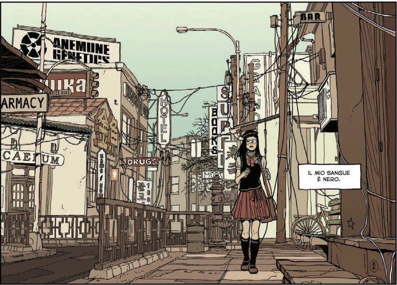 Vignetta del graphic novel HEartbeat
