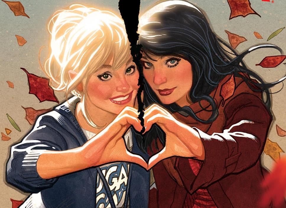 Una foto dell'amicizia di Betty & Veronica stracciata a metà