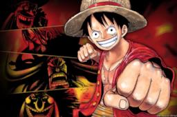 One Piece Rufy e i 4 Imperatori