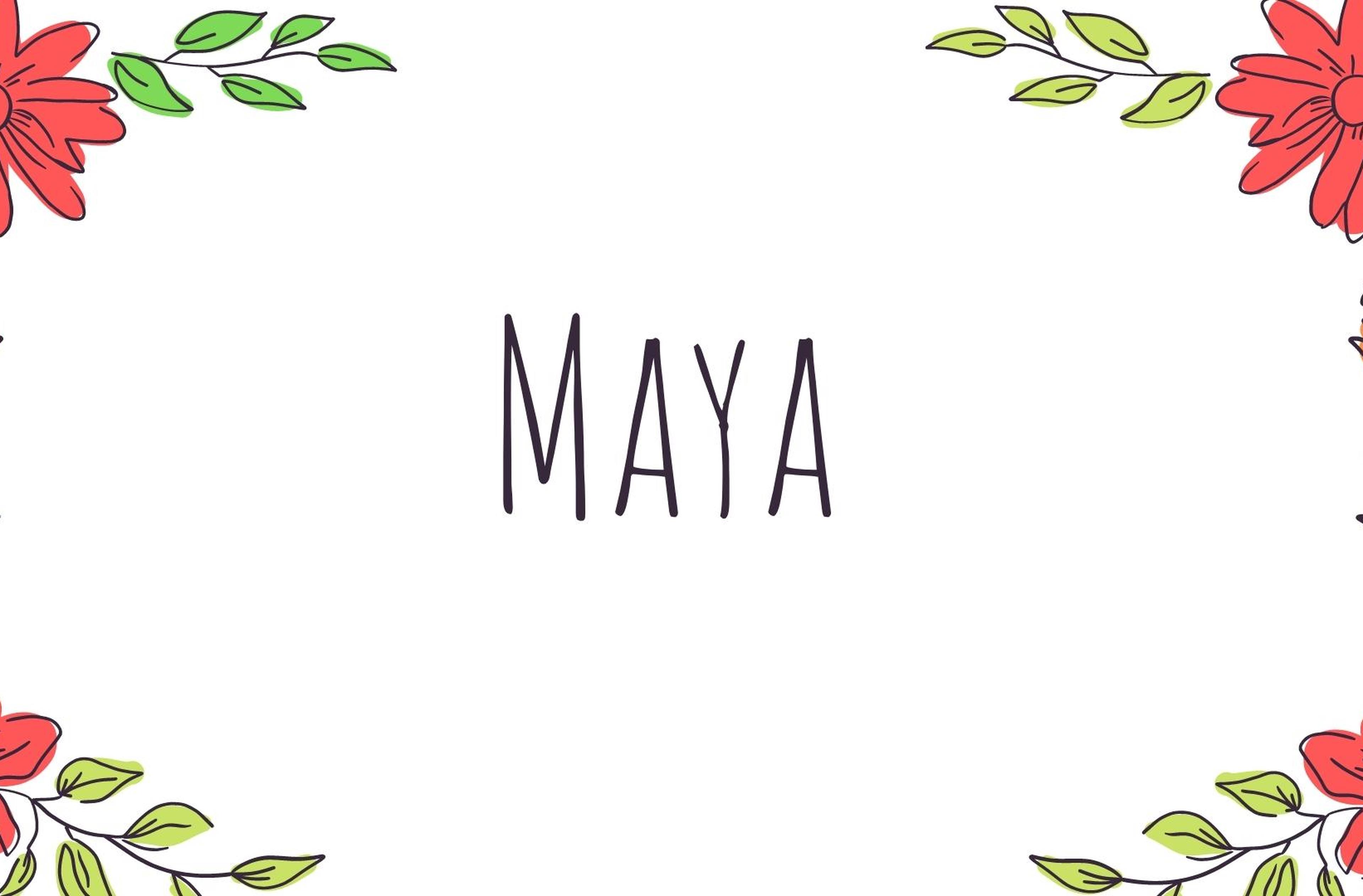 Copertina Nome Maya origine e significato
