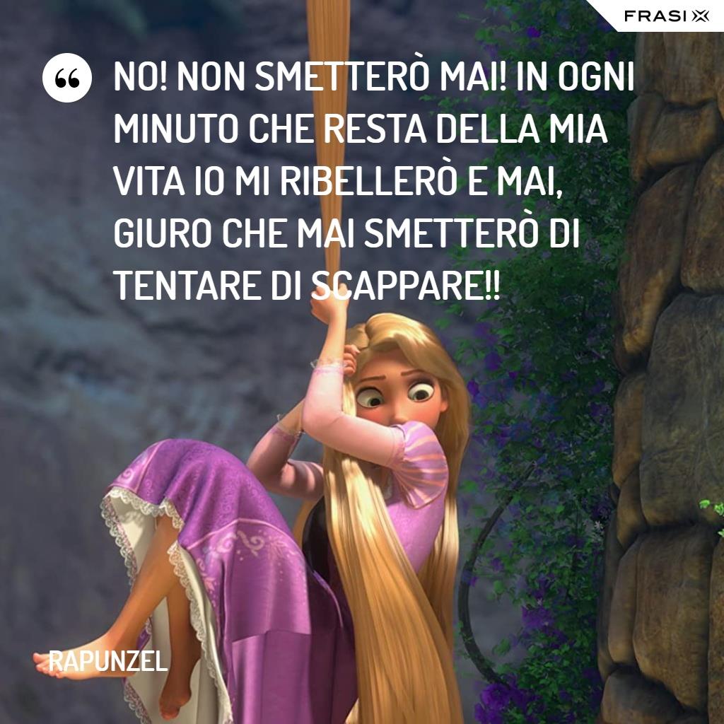 Immagine con frase del film Rapunzel