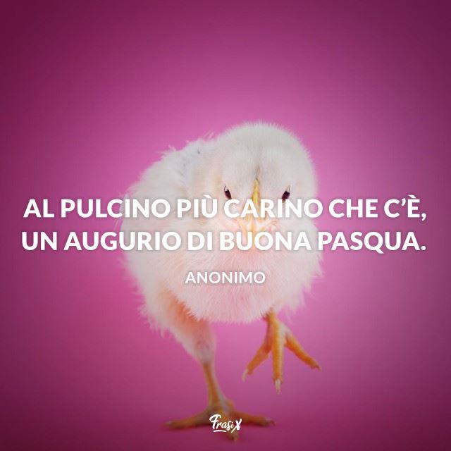 Al pulcino più carino che c'è, un augurio di buona Pasqua
