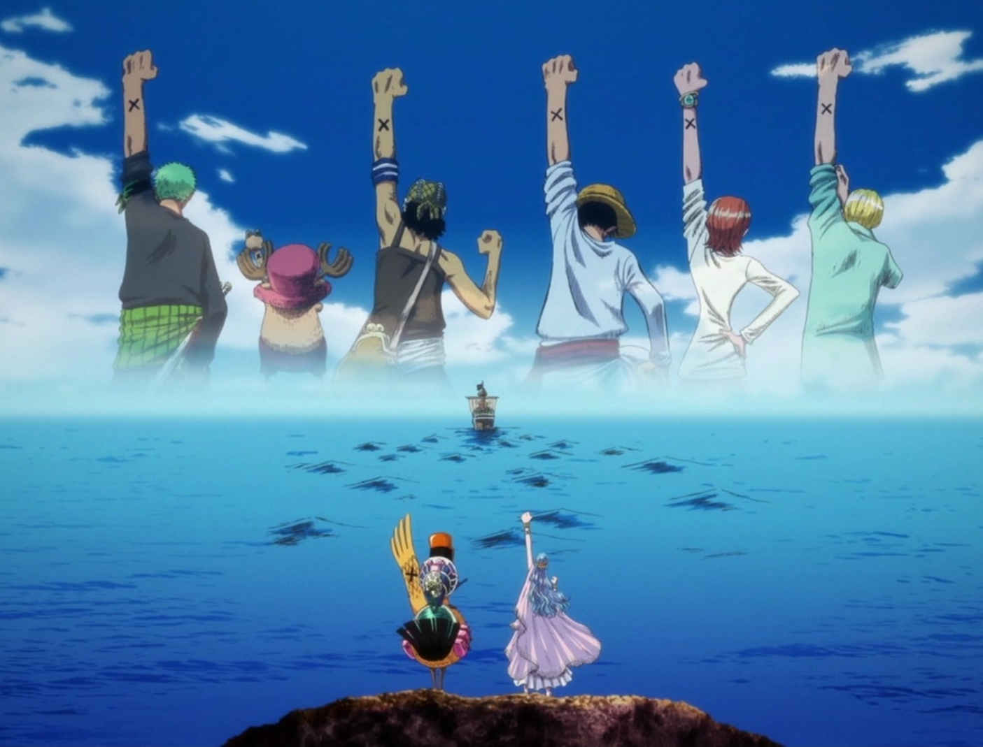 One Piece la X simbolica della ciurma