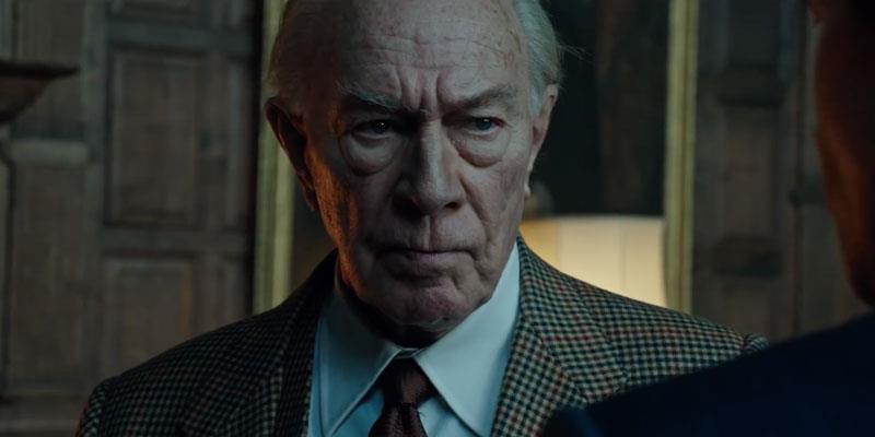 Christopher Plummer è J. Paul Getty in Tutti i Soldi del Mondo