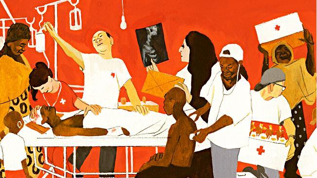 Fior illustra una tavola per Emergency