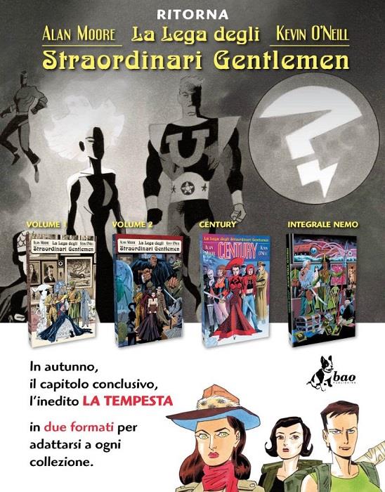 I quattro volumi della ristampa de La Lega degli Straordinari Gentlemen di Alan Moore