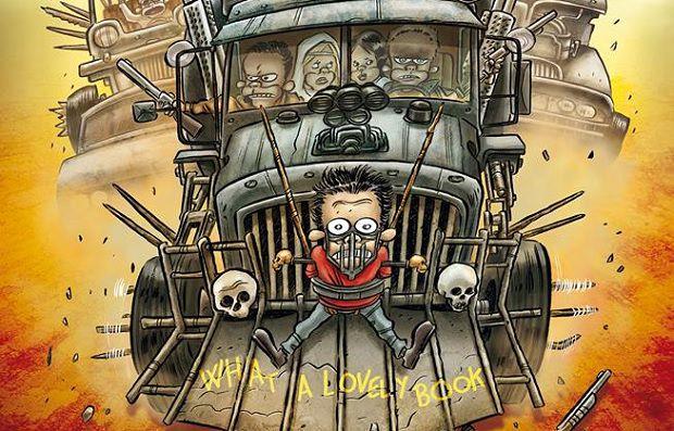 La copertina variant del volume per le librerie Feltrinelli è dedicata a Mad Max