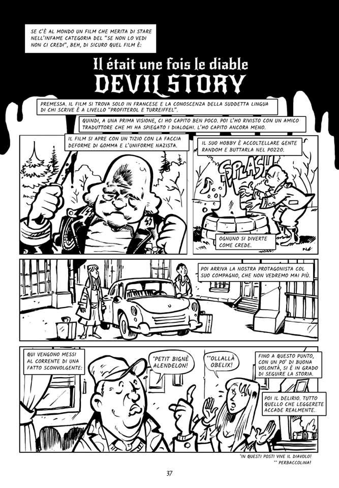 Una tavola dedicata al film Devil Story