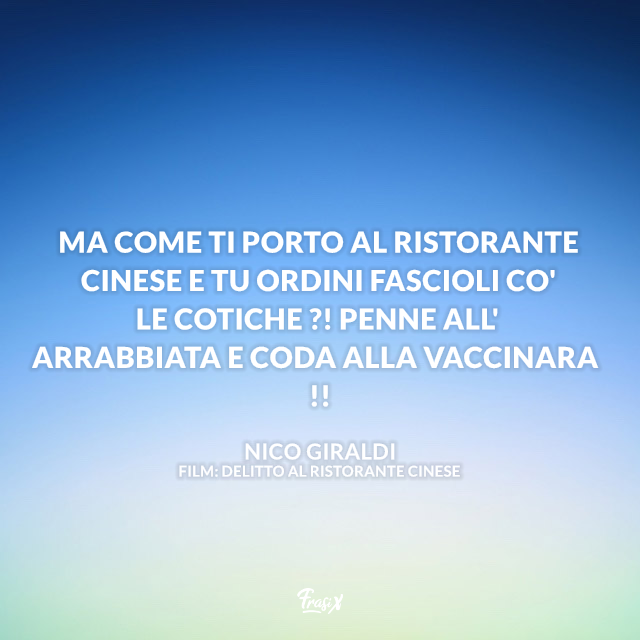Immagine con frase di Delitto al ristorante cinese