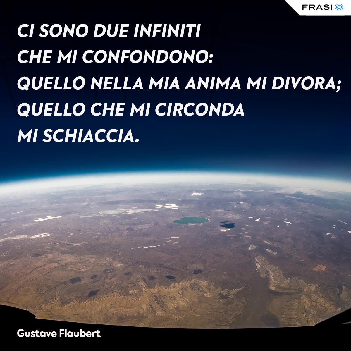 Frasi sullo spazio infinito di Gustave Flaubert