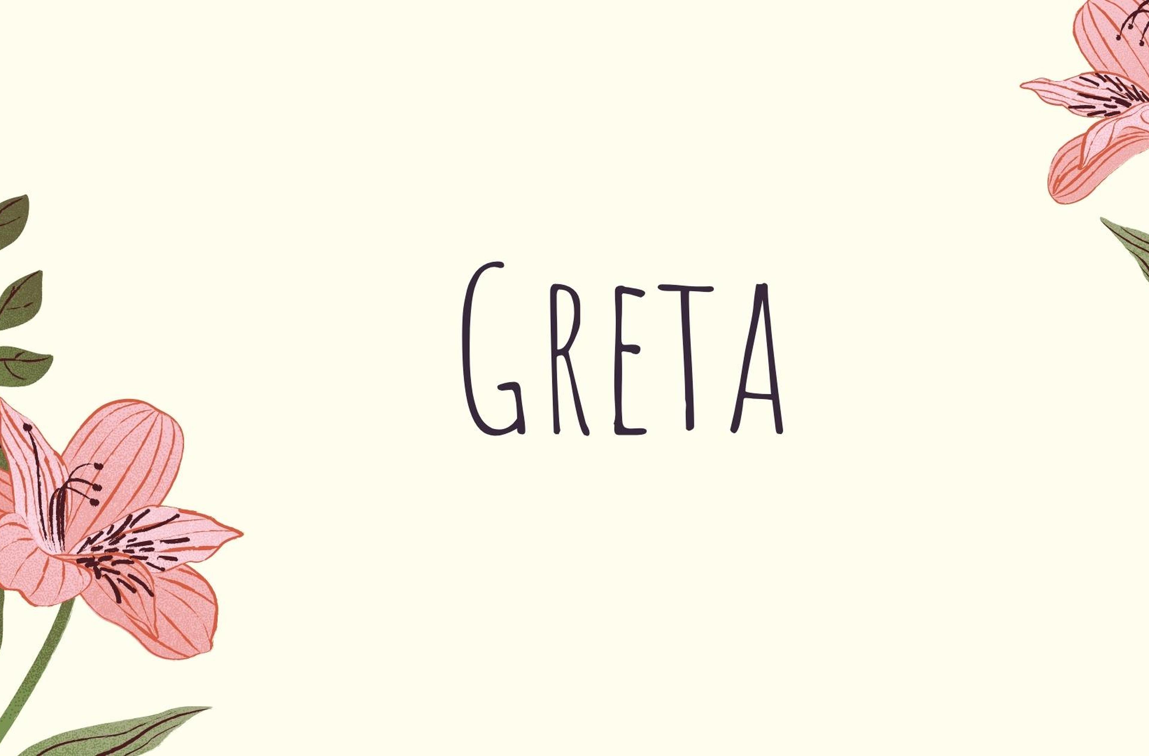 Copertina nome Greta origine e significato