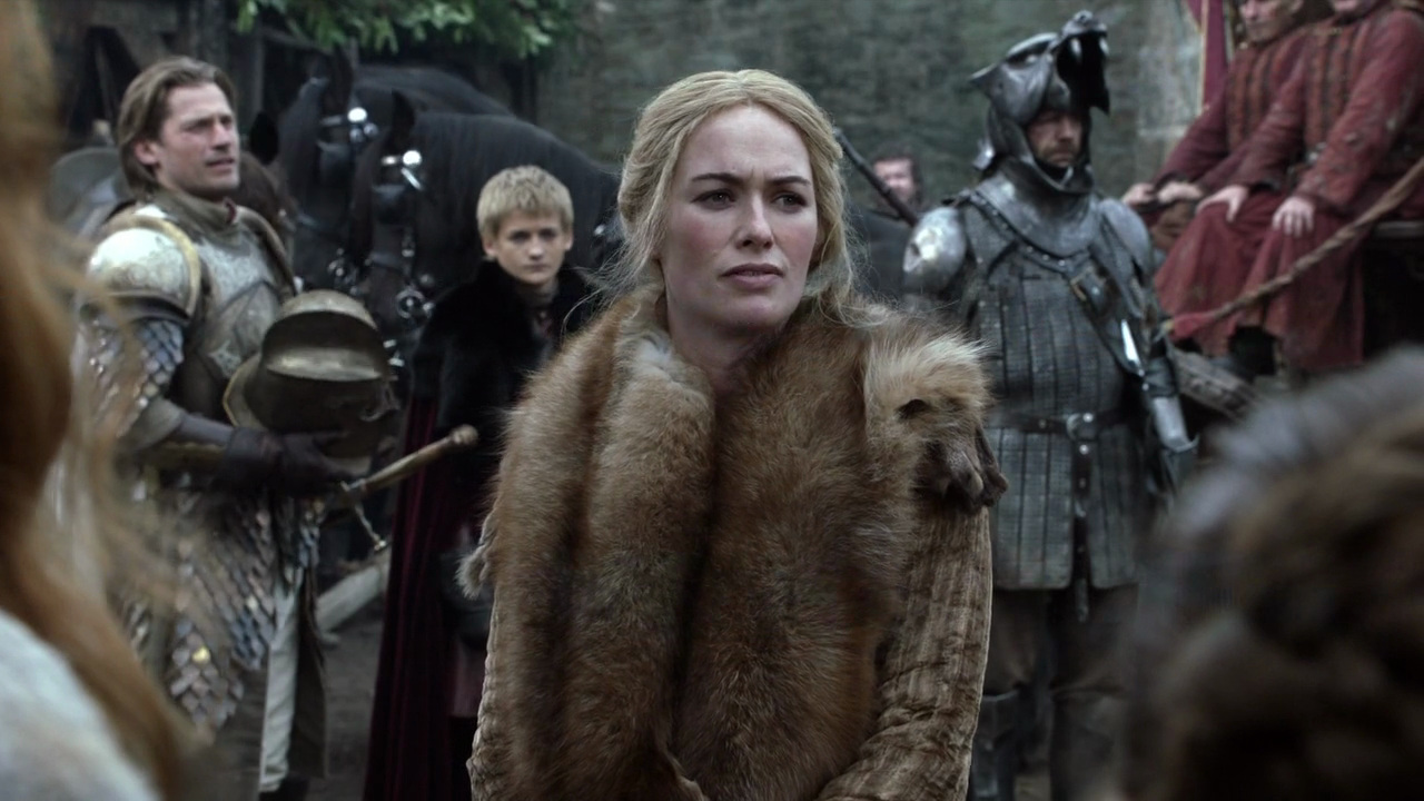 Scena di Il trono di spade con Cersei e Jaime