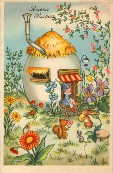 Un cartoncino di auguri di Buona Pasqua - Immagini per auguri di Felice Pasqua