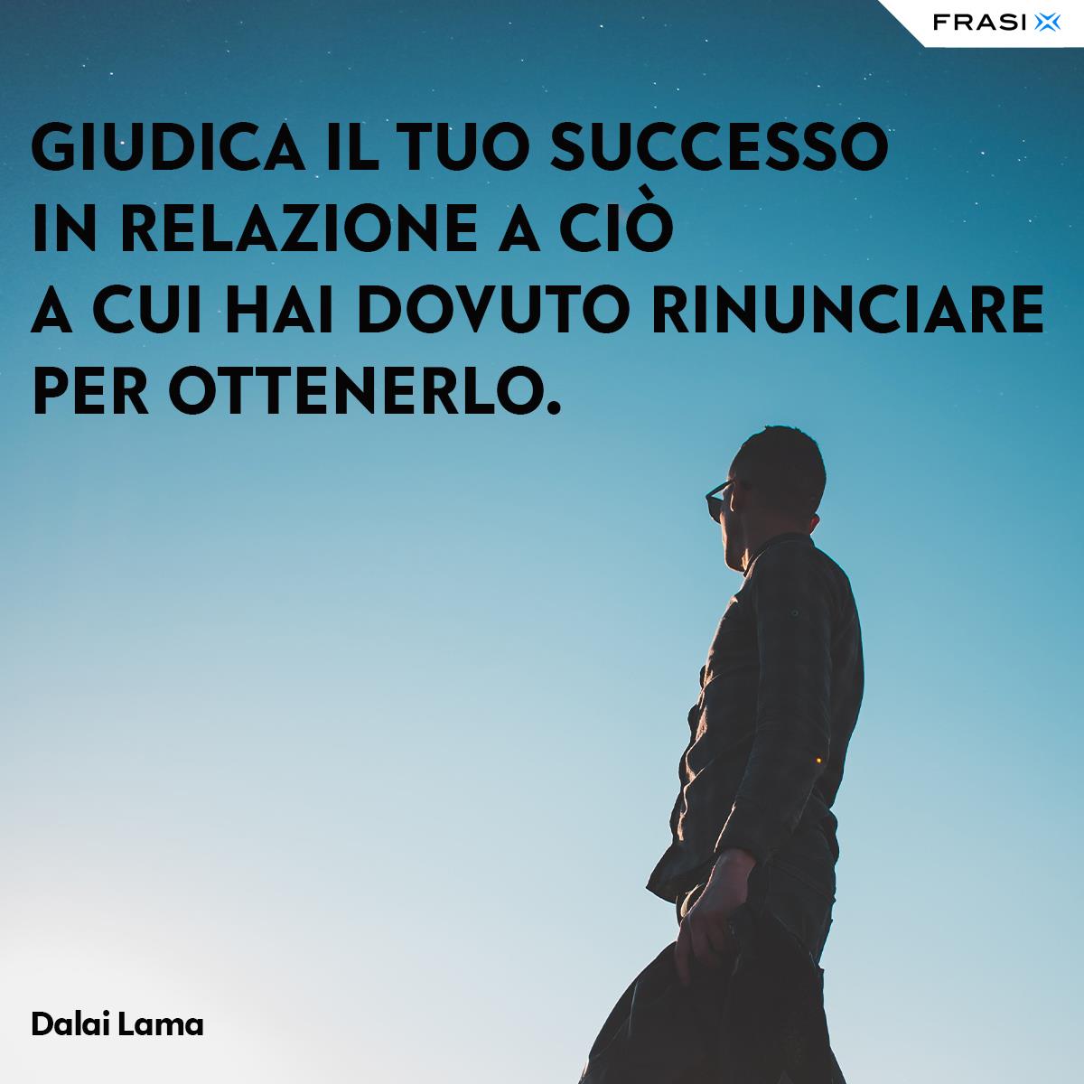 Frasi su felicità e successo Dalai Lama
