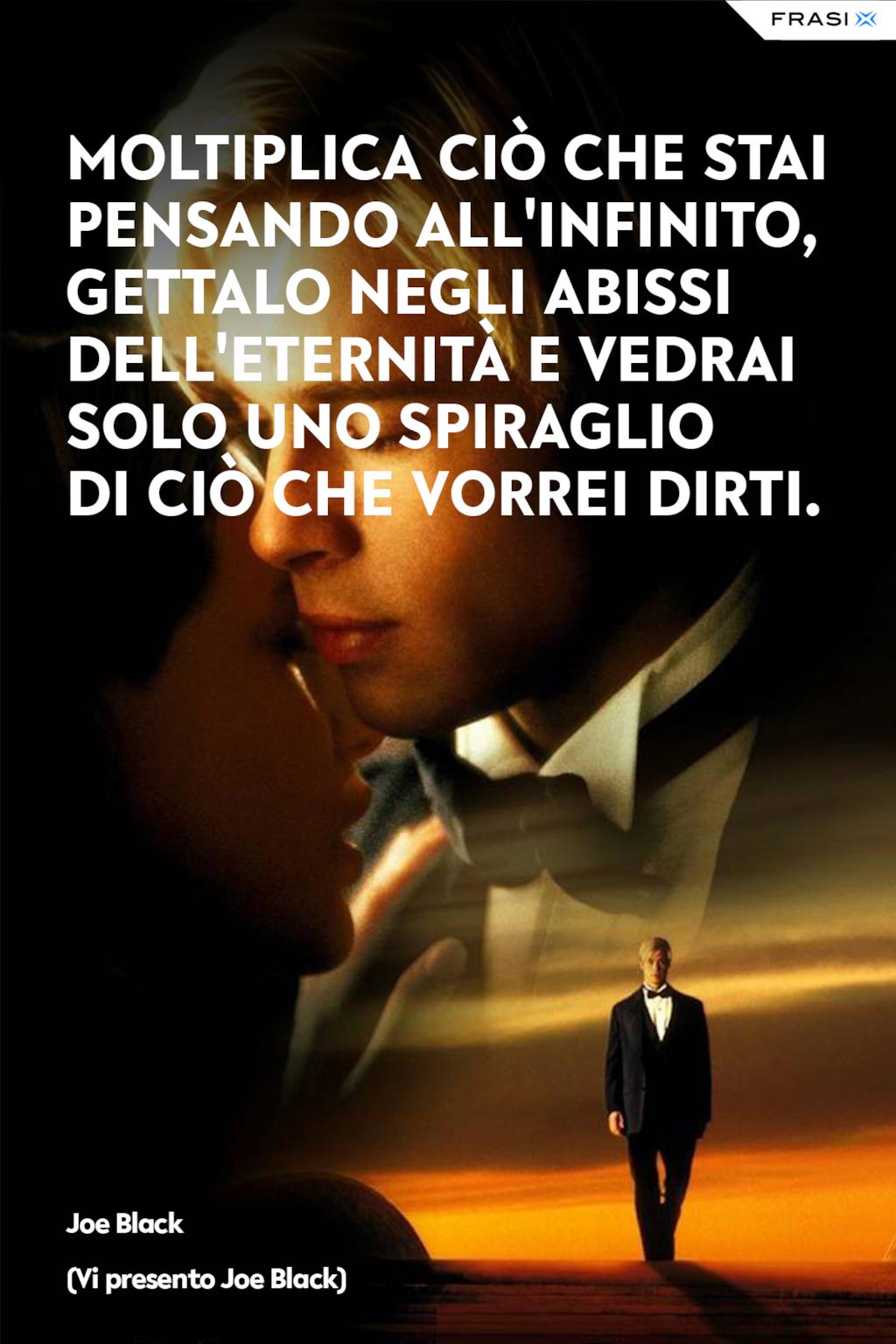 Vi Presento Joe Black Discorso Sull'amore Testo