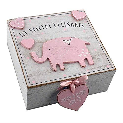 Petit Cheri' MDF My Special Keepsake Box 16cm x 16cm Pink-WCG1307P