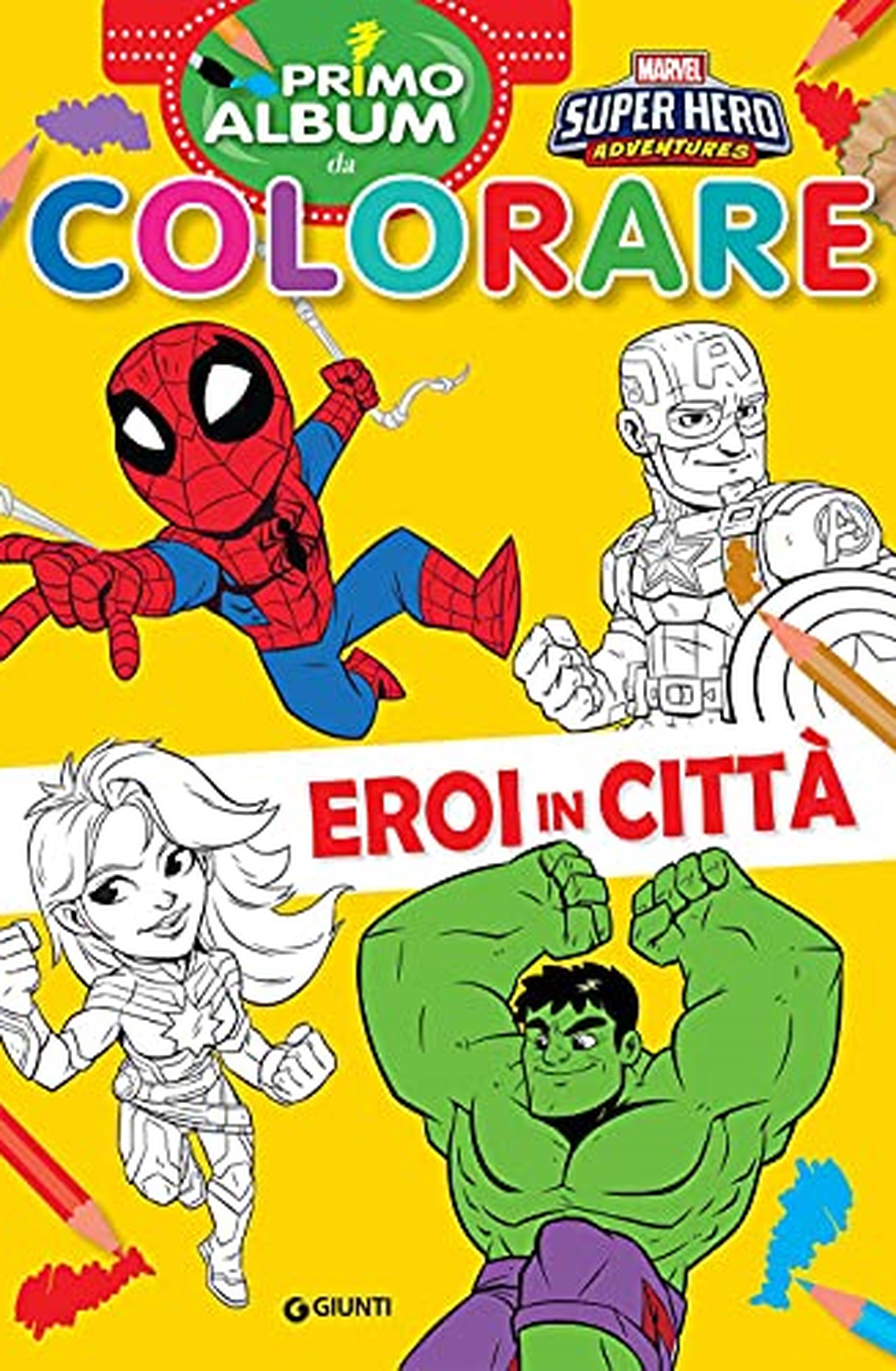 Eroi in città. Marvel Super Hero Adventures. Primo album da colorare. Ediz. a colori
