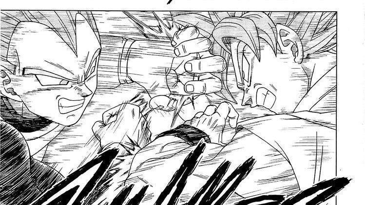 Goku e Vegeta a confronto 