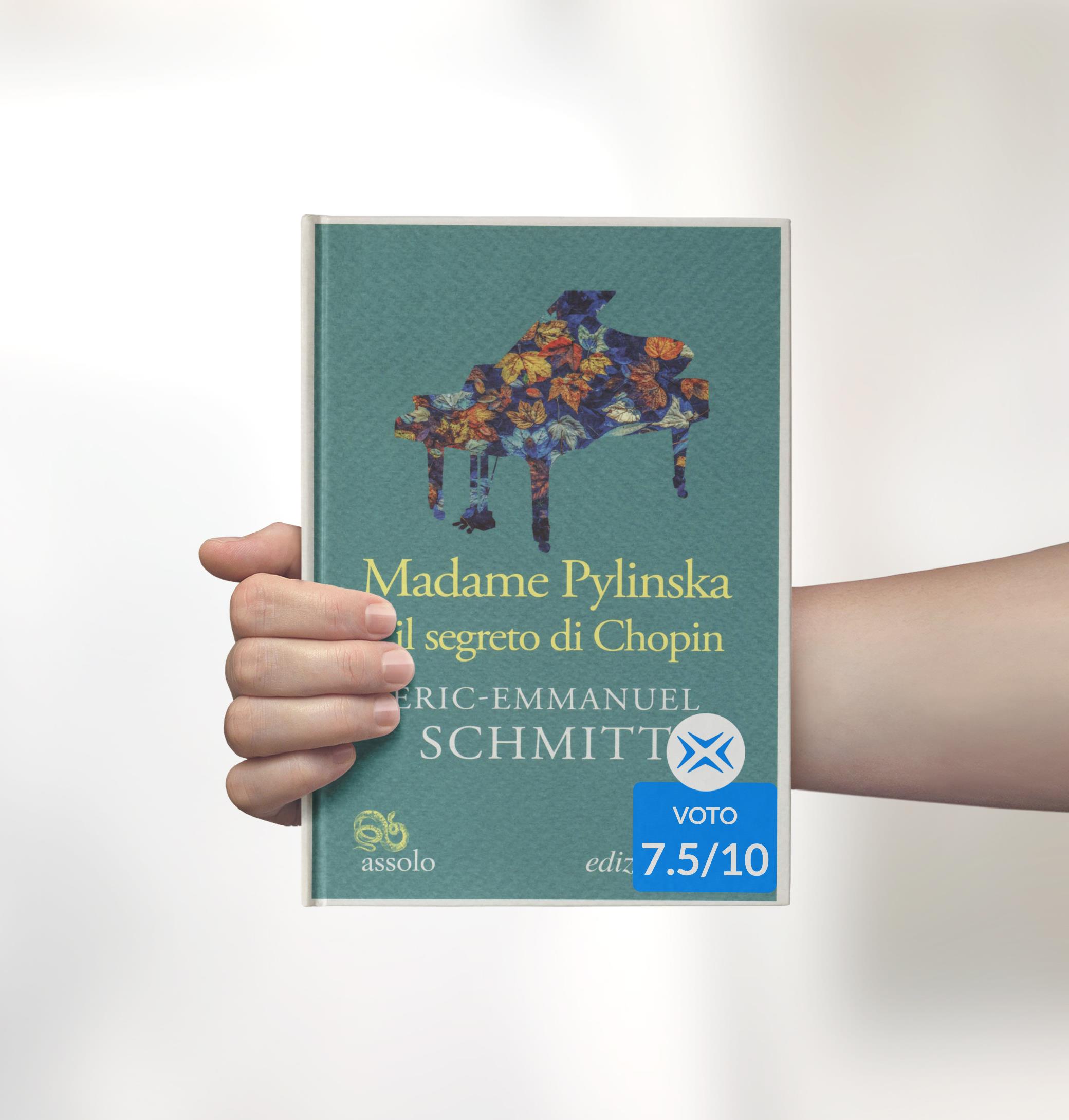 Madame Pylinska e il segreto di Chopin, cover del libro con voto